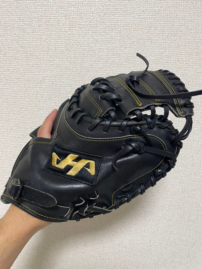 《超良型》ハタケヤマ　硬式用グローブ 捕手用