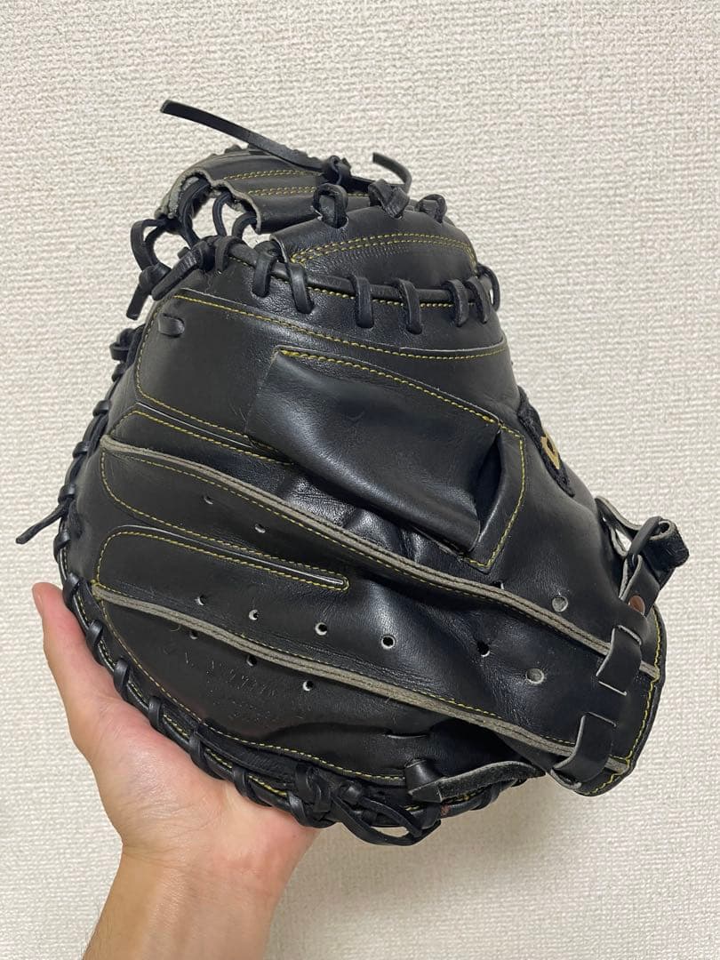 《超良型》ハタケヤマ　硬式用グローブ 捕手用