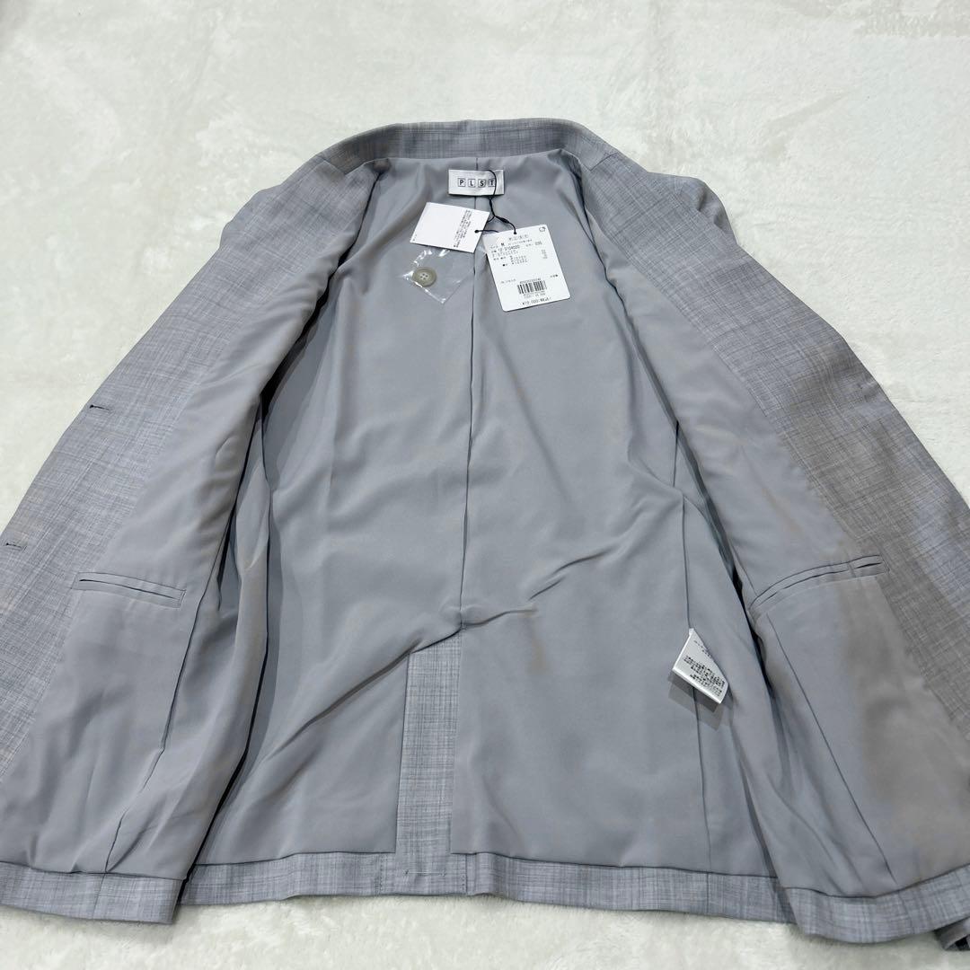 【新品半額‼️】PLST プラステ セットアップスーツ グレー ママスーツ