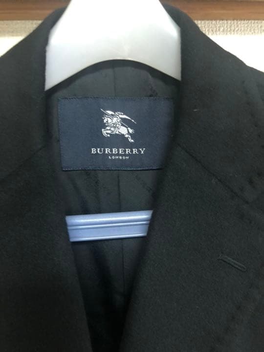 BURBERRY LONDON バーバリー ロンドン チェスターコート ブラック