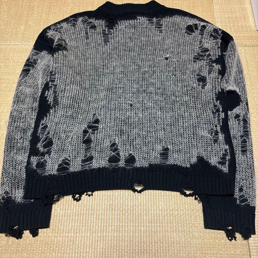 トップス Maison mihara yasuhiro 20AW Damage knit