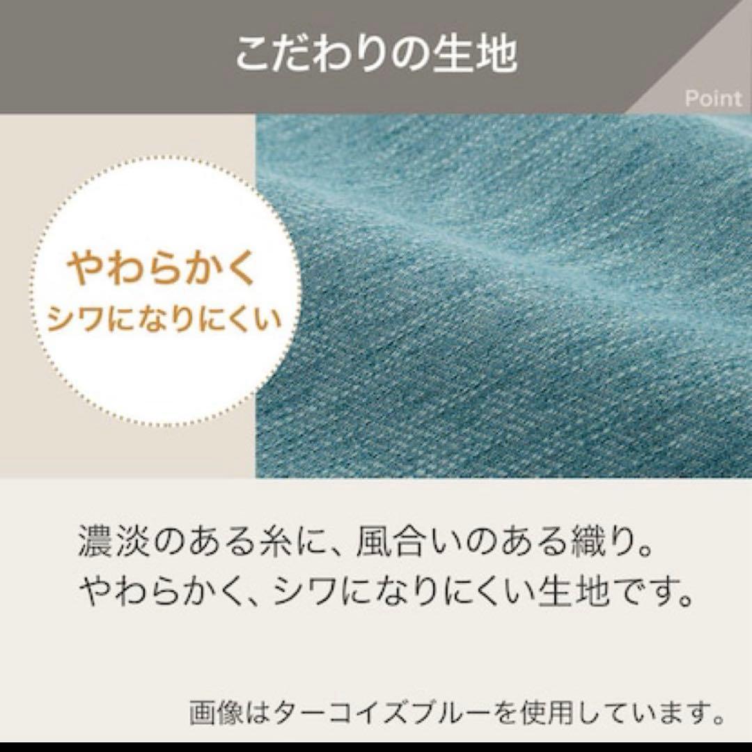 【超美品】ニトリ Nポケット 2人用 布張りソファ クッション付