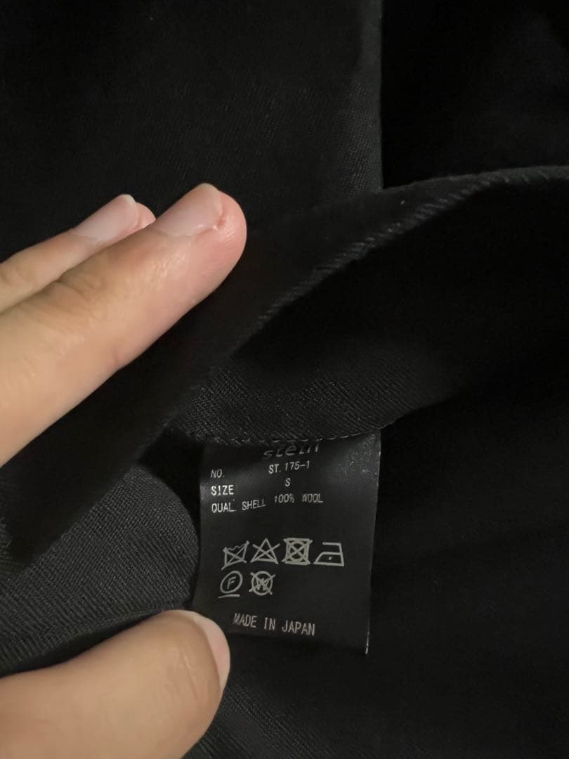ジャケット・アウター stein 20aw deformation trench coat black