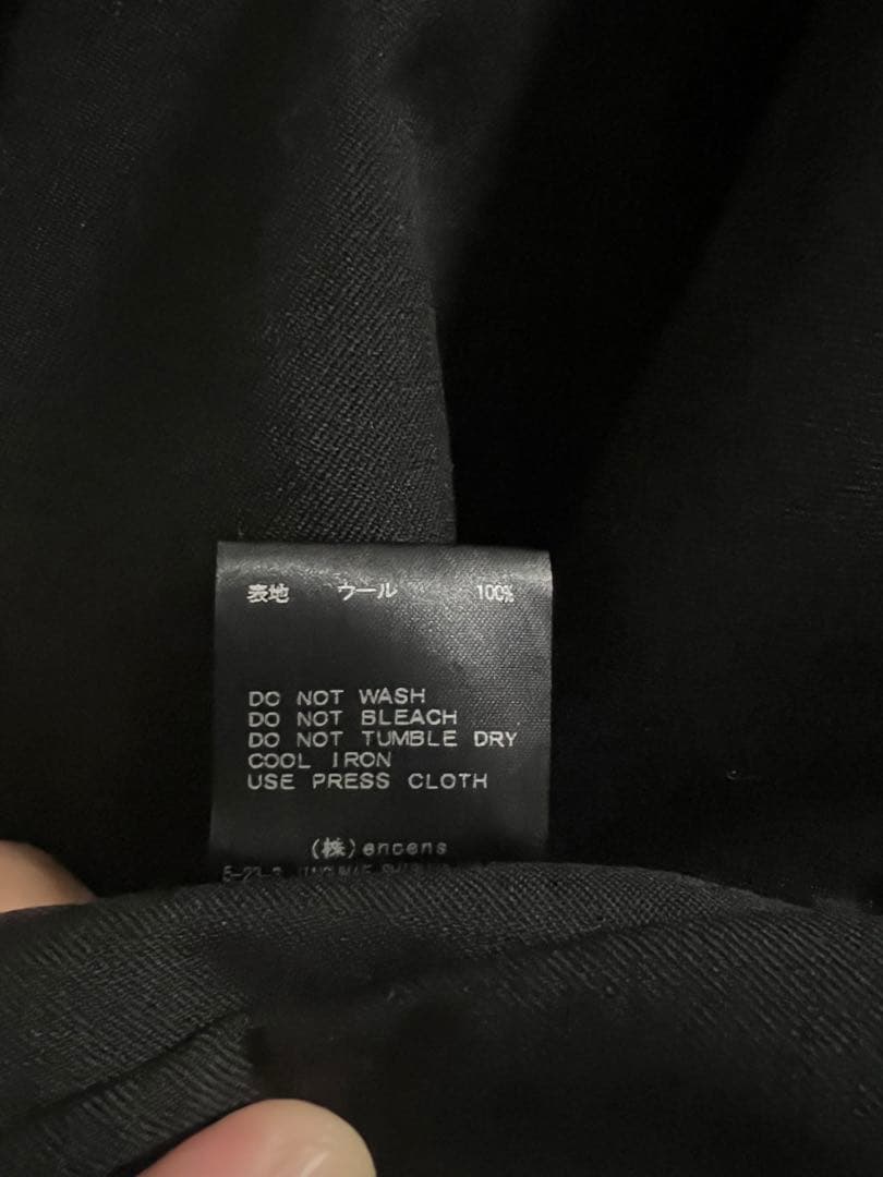 ジャケット・アウター stein 20aw deformation trench coat black
