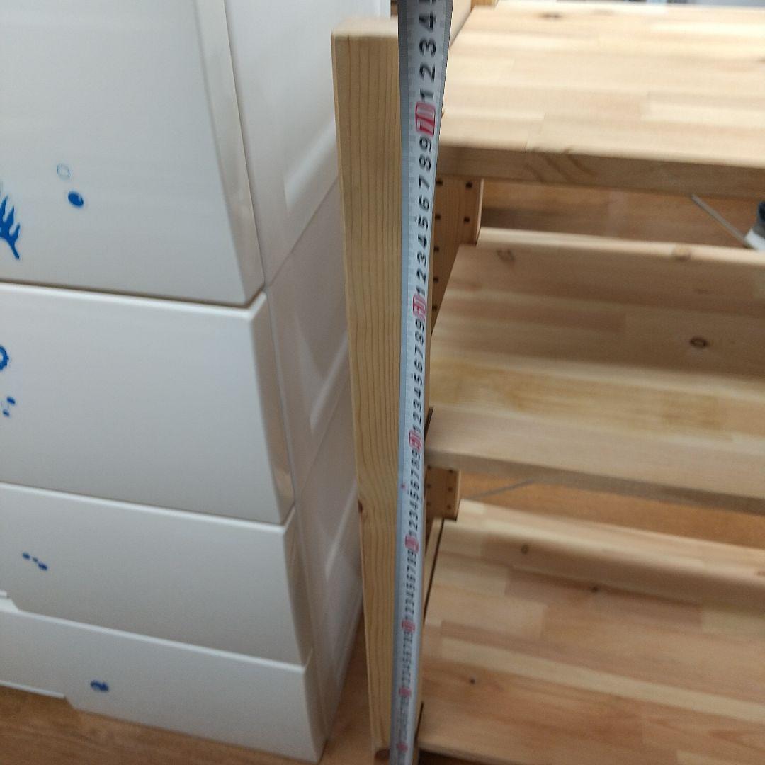 ご*ま様 M IKEA イケア 木製 3段 オープンシェルフ　飾り棚 収納ラック