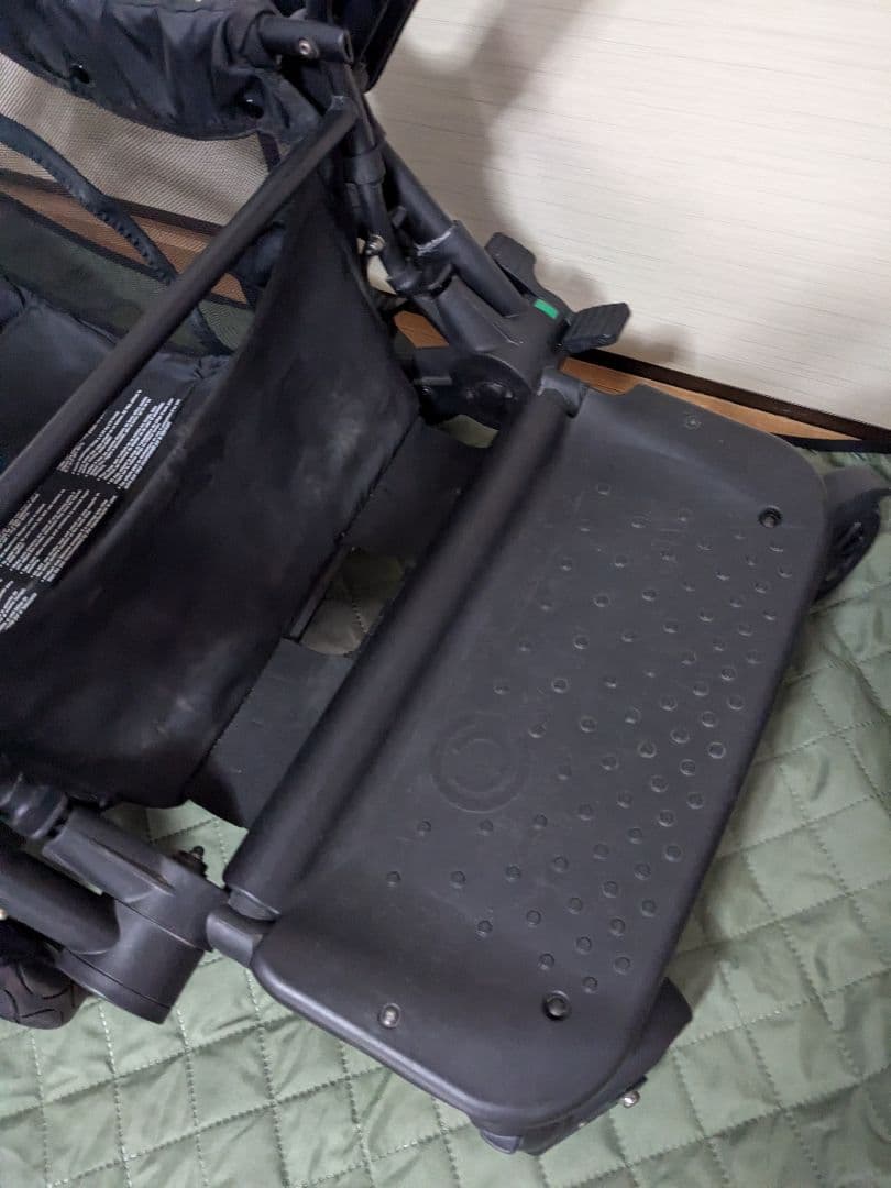 Kolcraft コンターズカーブ ダブルストローラー ジェット 黒 2人乗り