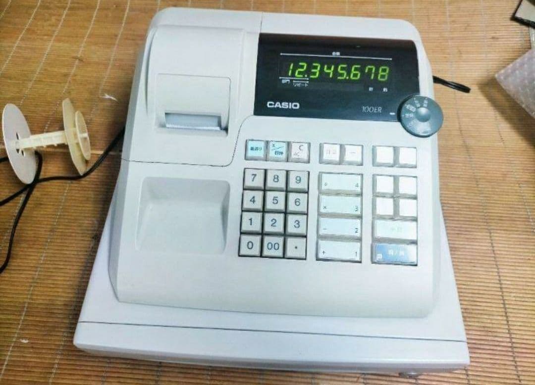 カシオレジスター　100ER　簡単便利特殊　送料込　464440