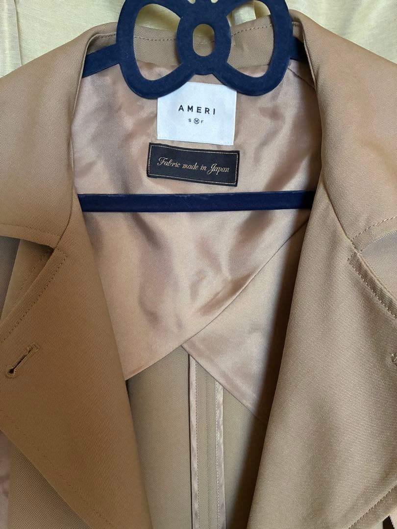 Ameri VINTAGE アメリ　MINIMAL FLARE ロングトレンチ