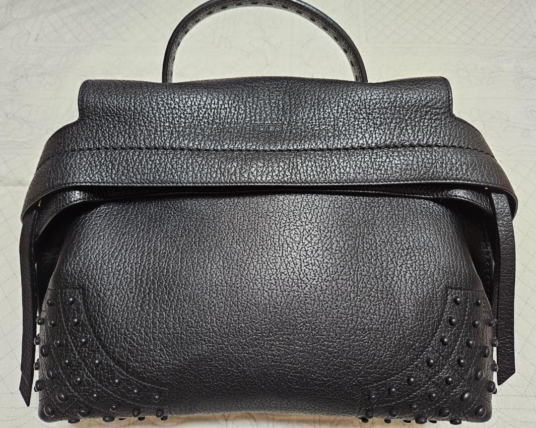美品トッズ TOD'S 2WAYハンドバッグ ウェーブバッグ