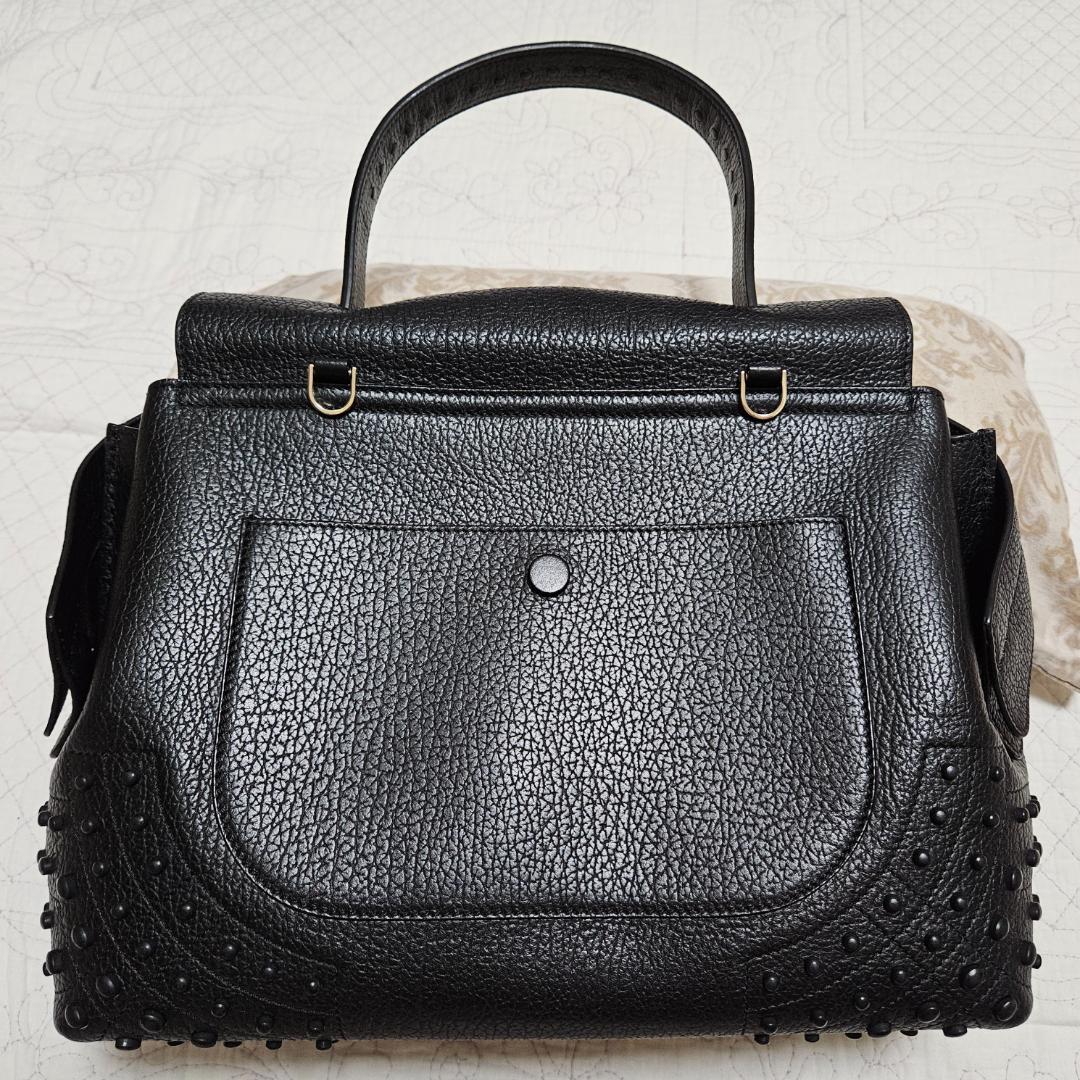 美品トッズ TOD'S 2WAYハンドバッグ ウェーブバッグ
