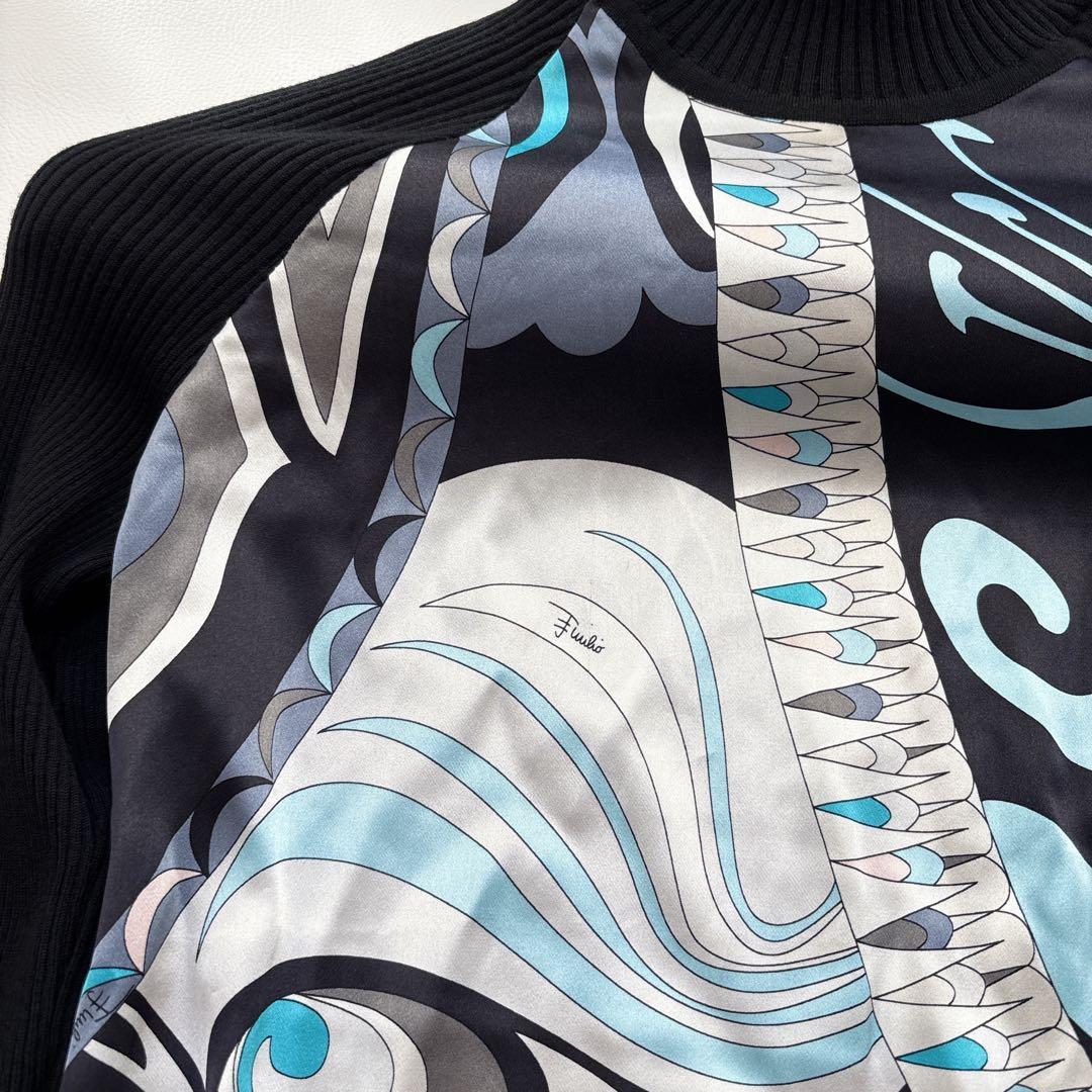 EMILIO PUCCI エミリオプッチ イタリア製 プッチ柄 タートルニット