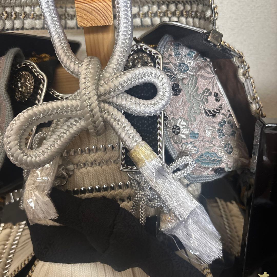 17.五月人形 武士の鎧デザイン 正絹威 収納式 白虎 寿峰作 兜