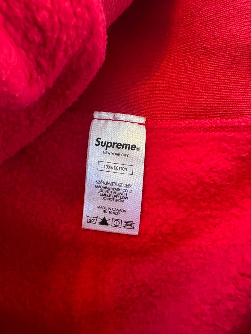 supreme 赤　トレーナー