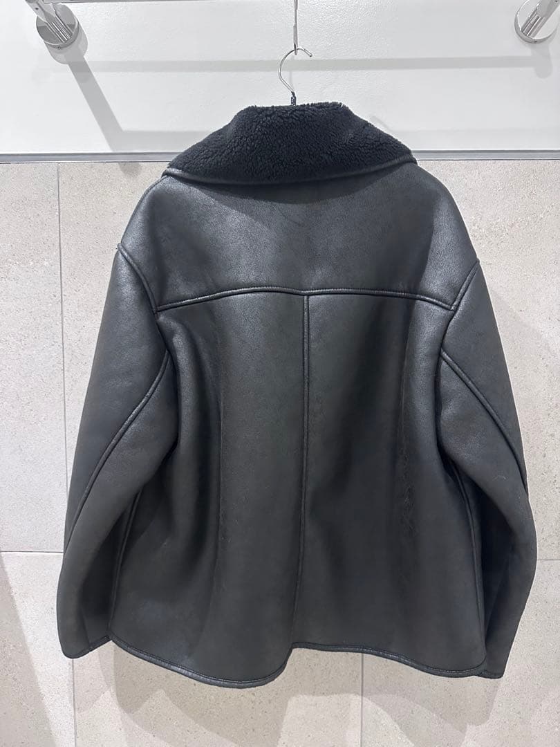 【美品】ZARA ZWダブルフェイスジャケット サイズS 黒