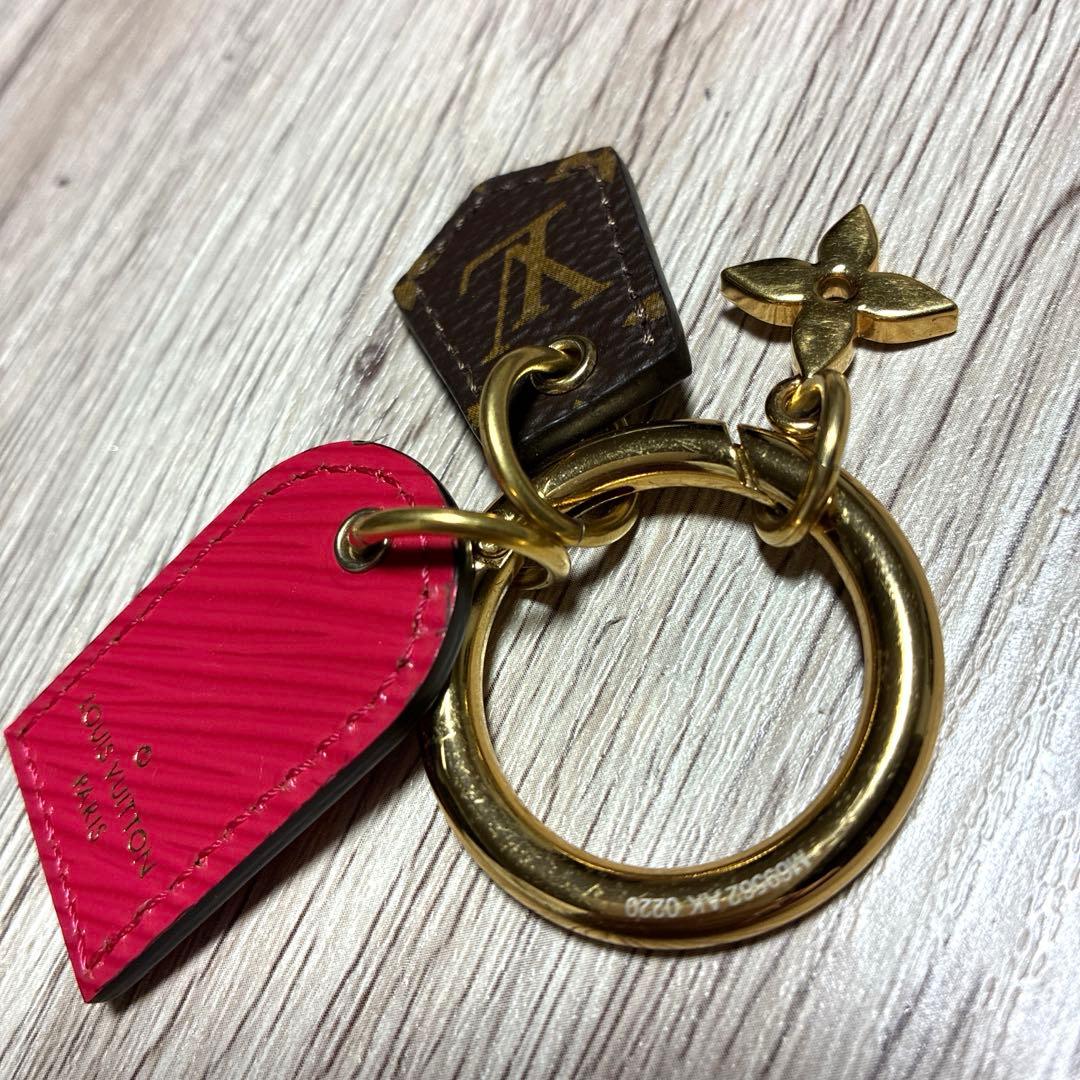 Louis Vuitton キーホルダー・キーリング　赤　モノグラム　エピ