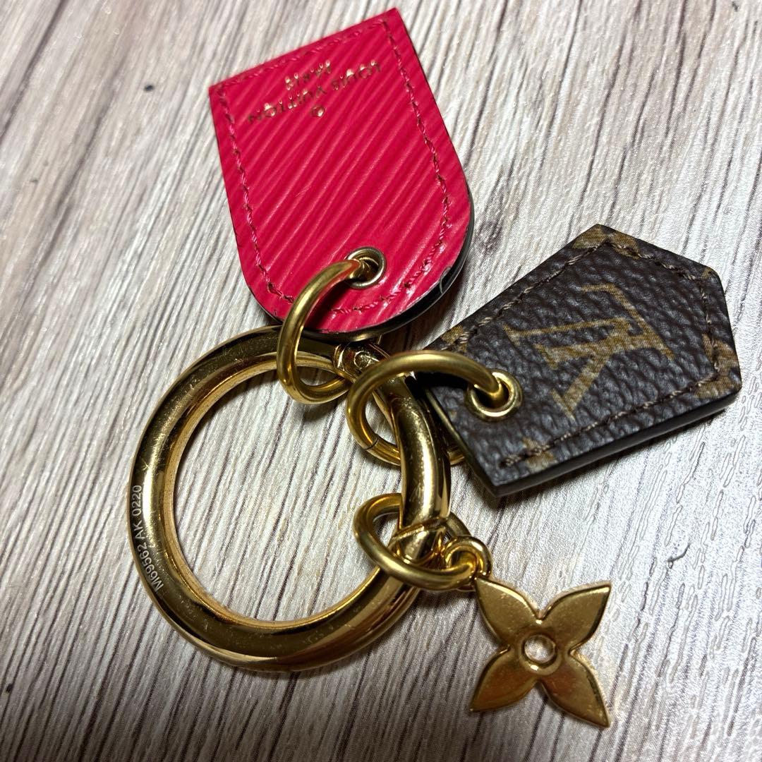 Louis Vuitton キーホルダー・キーリング　赤　モノグラム　エピ