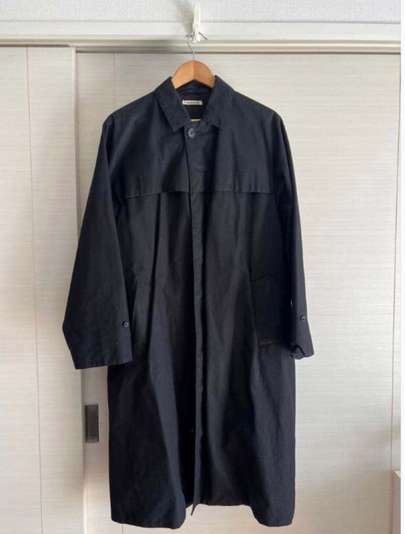 AURALEE コート17aw HIGH COUNT CLOTH coat