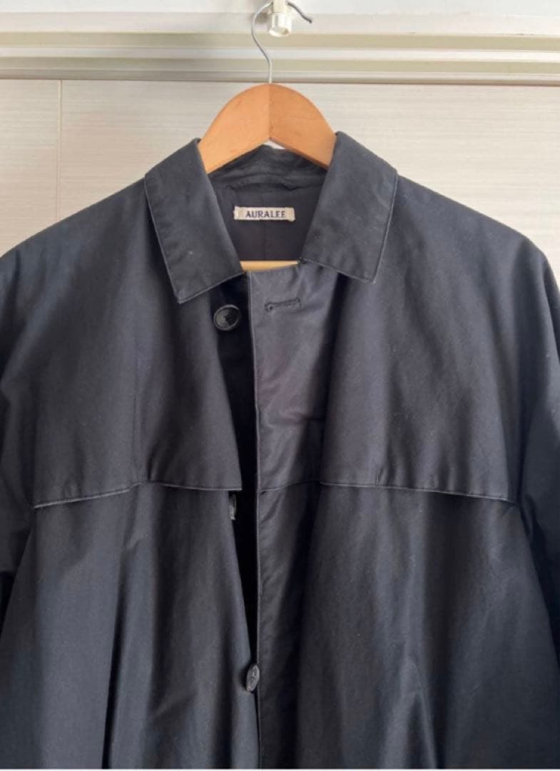 AURALEE コート17aw HIGH COUNT CLOTH coat