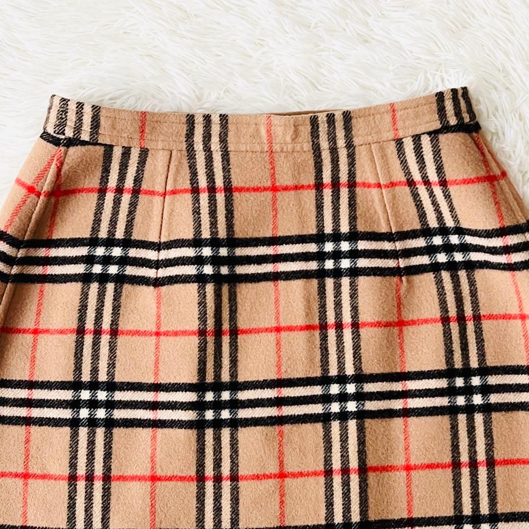 Burberrys ウール ラップスカート ノバチェック　ベージュ
