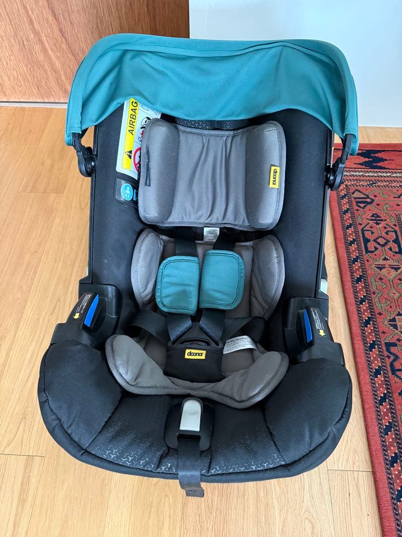 Doona ベビーカー チャイルドシート (新生児用クッション、レインカバー付)