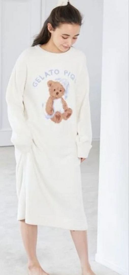 新品ジェラピケgelato pique GOOD NIGHT BEARワンピース