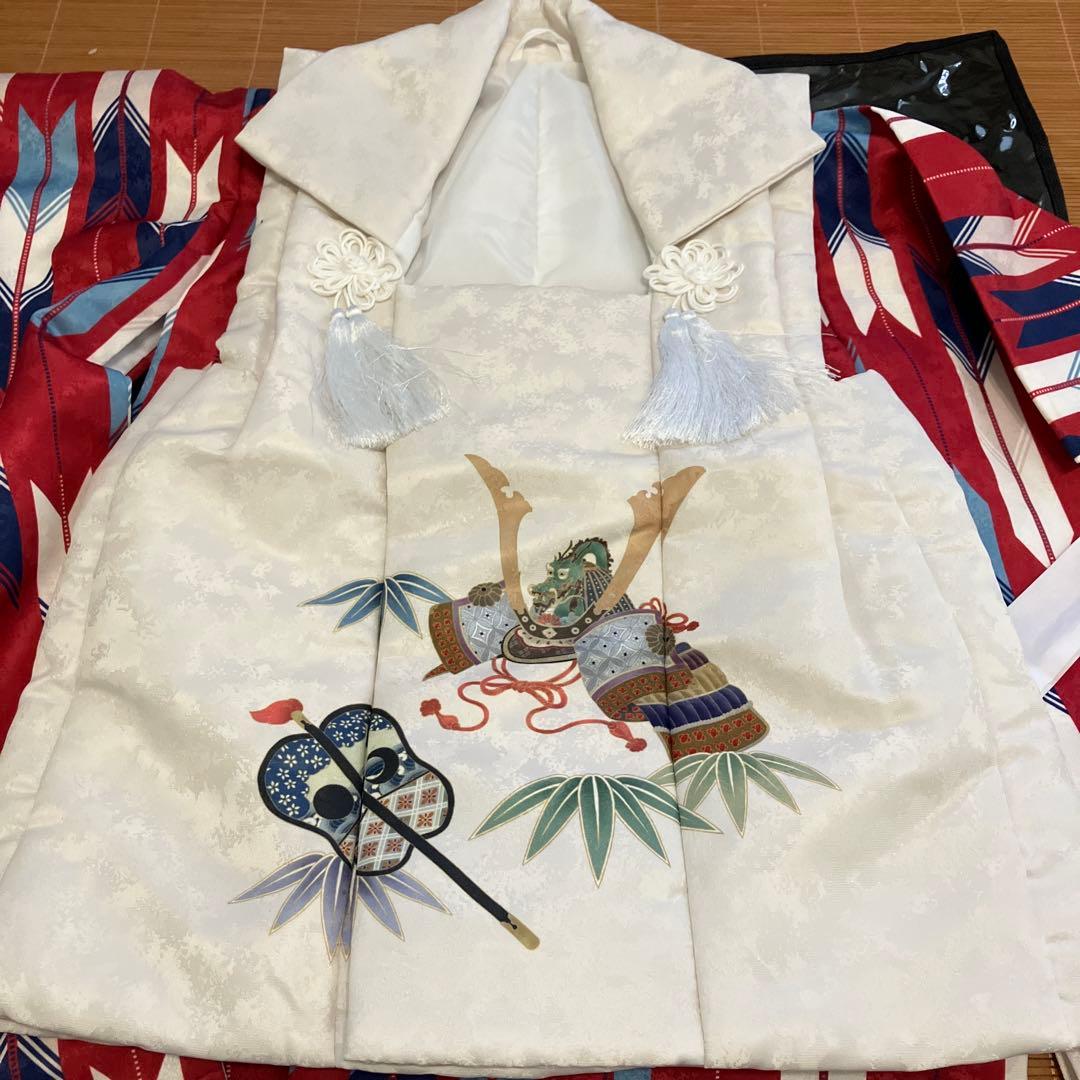 再お値下げ中‼️七五三　3歳　男の子　着物　被布