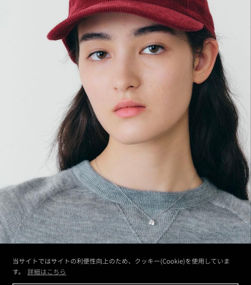 WANDER VOGEL コーデュロイキャップ バーガンディ(シンゾーン)