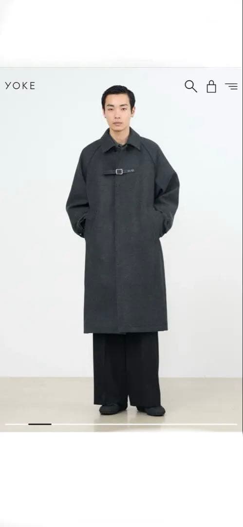YOKE×Graphpaper Connected BalCollarCoat