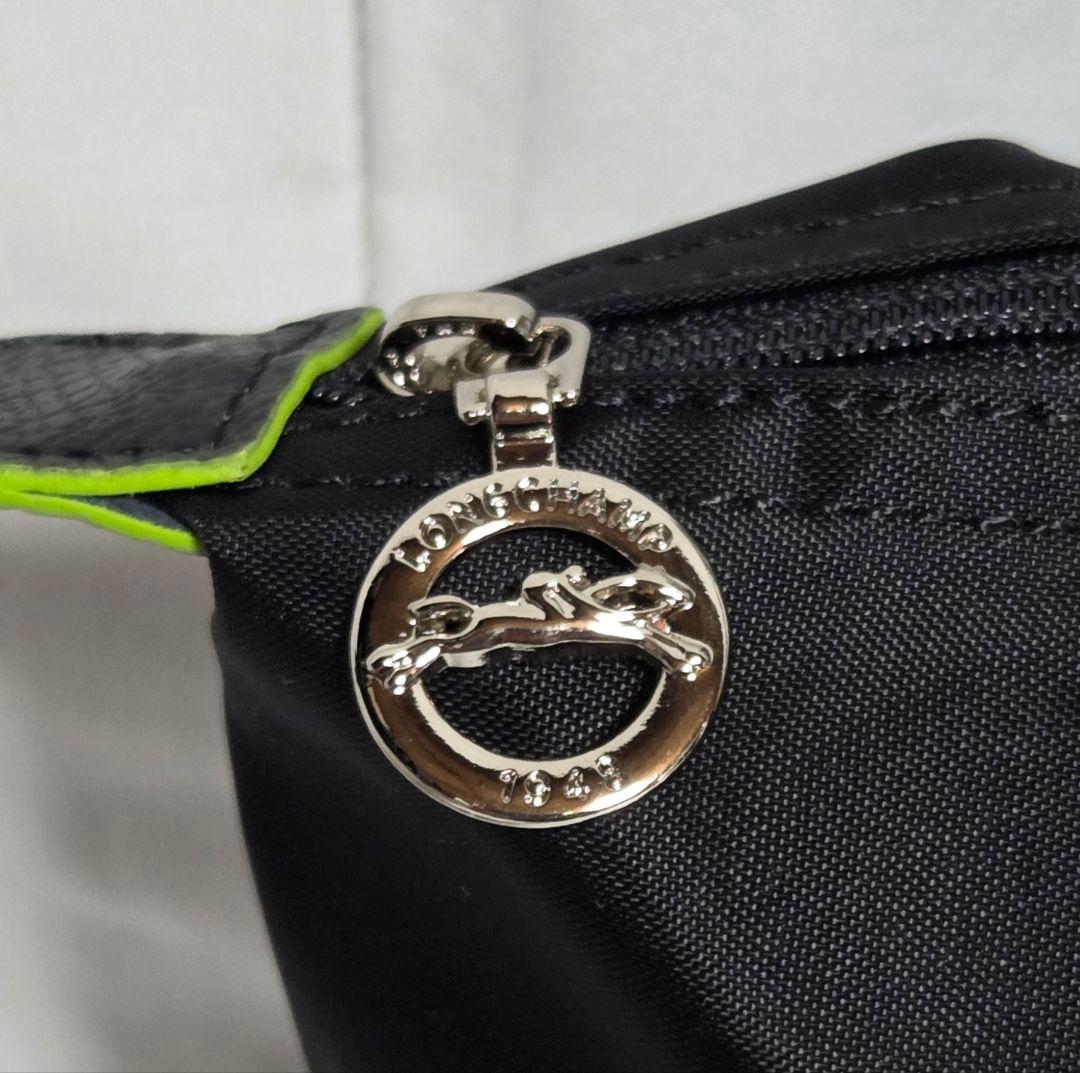 【新品】LONGCHAMP ル プリアージュ トートバッグ M ブラック黒刺繍