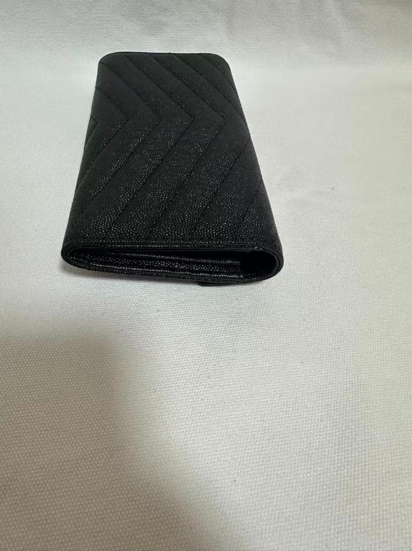 美品 Saint Laurent ブラック ロング財布