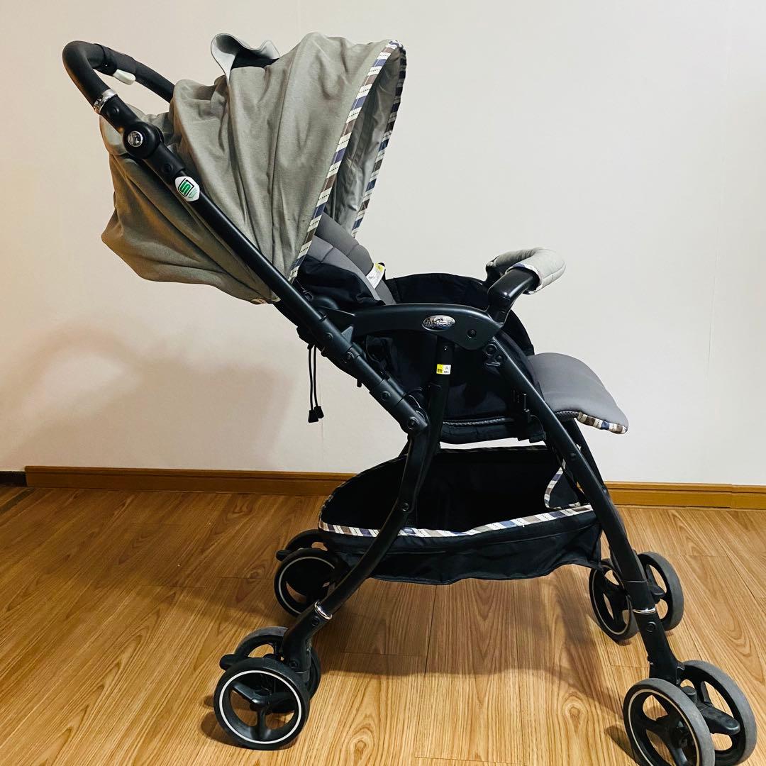 Aprica アップリカ ラクーナエアーコンパクト 限定モデル グレー