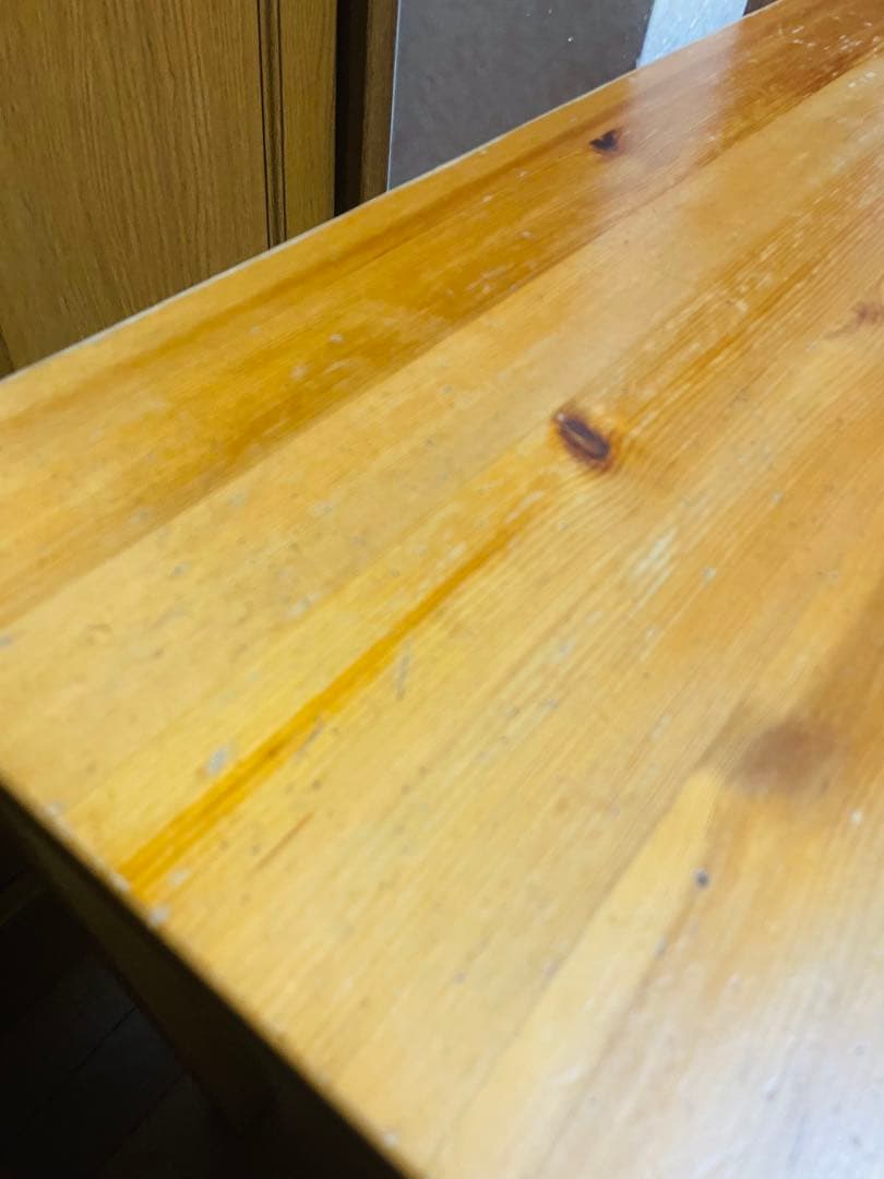 カントリーモデル　ナチュラルウッド 木製 ダイニングテーブル 中型