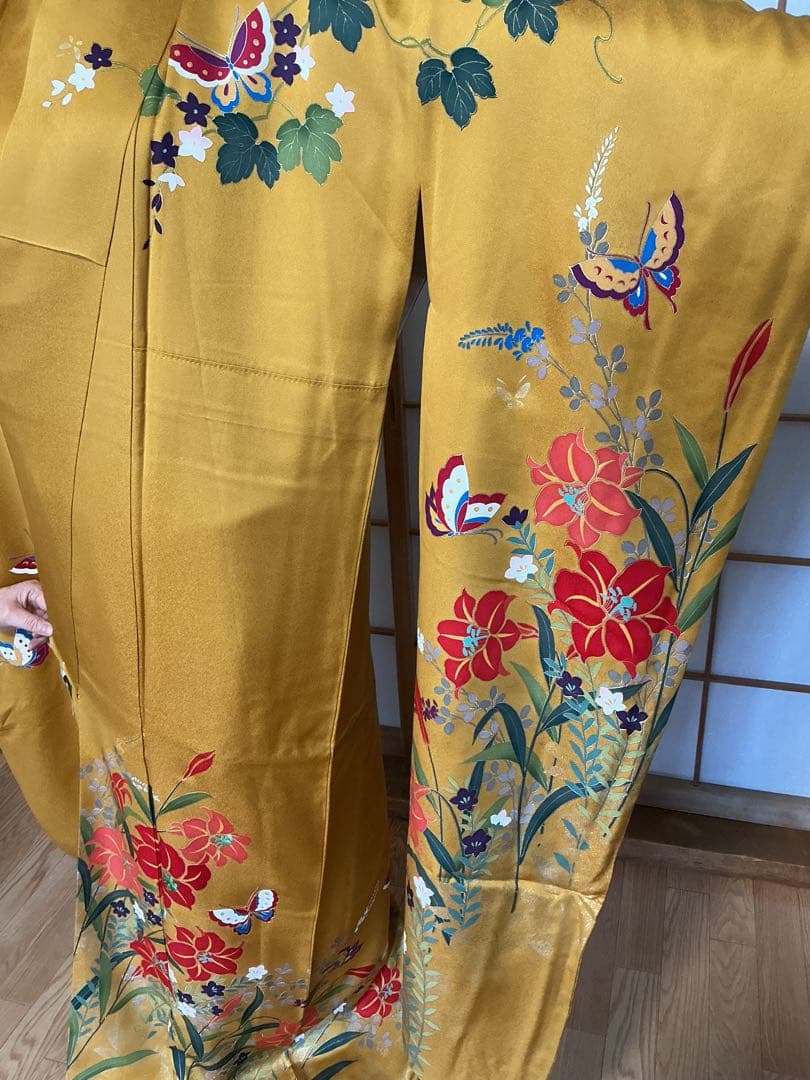 ル*ナ様 美品1度の着用！最高級 森英恵！正絹振袖3点セット！