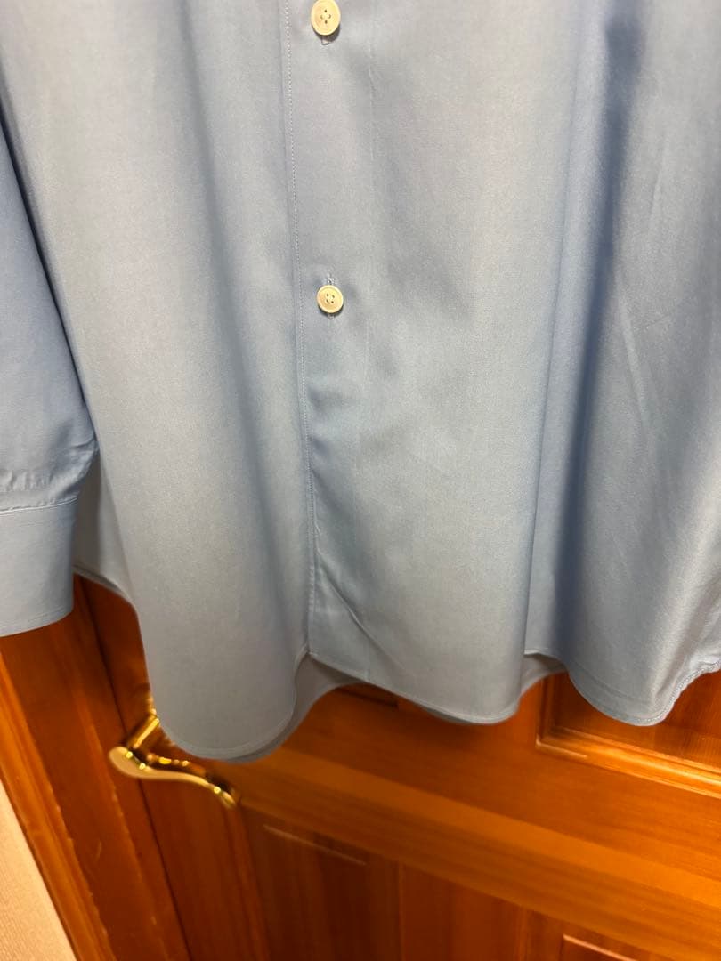 【サイズ3】AURALEE WASHED FINX TWILL SHIRT