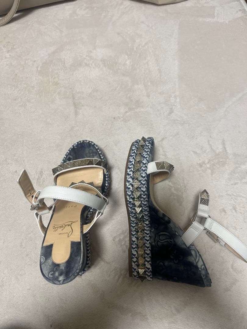 Y*G様 Christian Louboutin スタッズ付きウェッジヒール