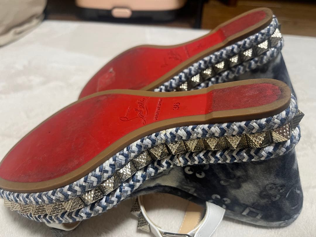 Y*G様 Christian Louboutin スタッズ付きウェッジヒール