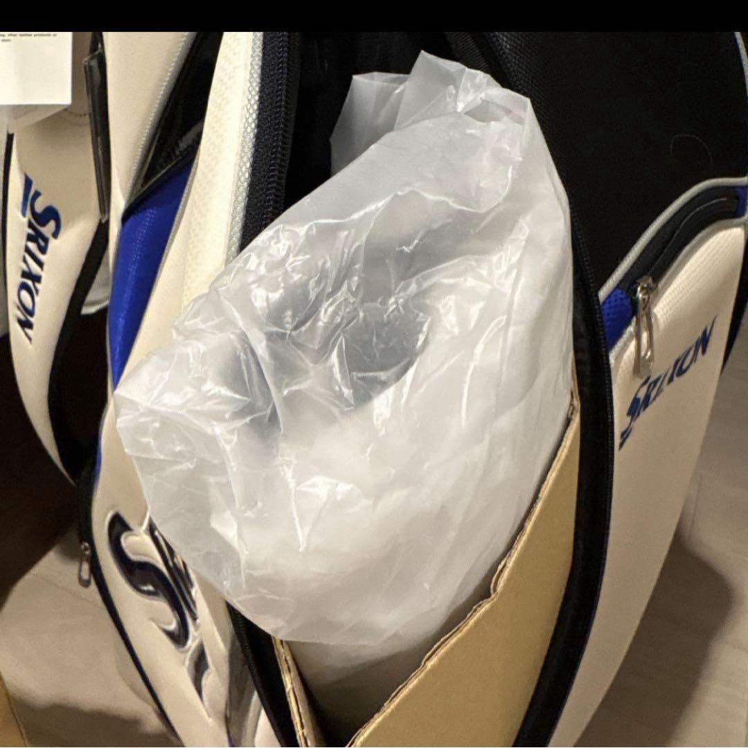Srixon キャディバッグ ホワイト/ブルー 9型　新品 未使用