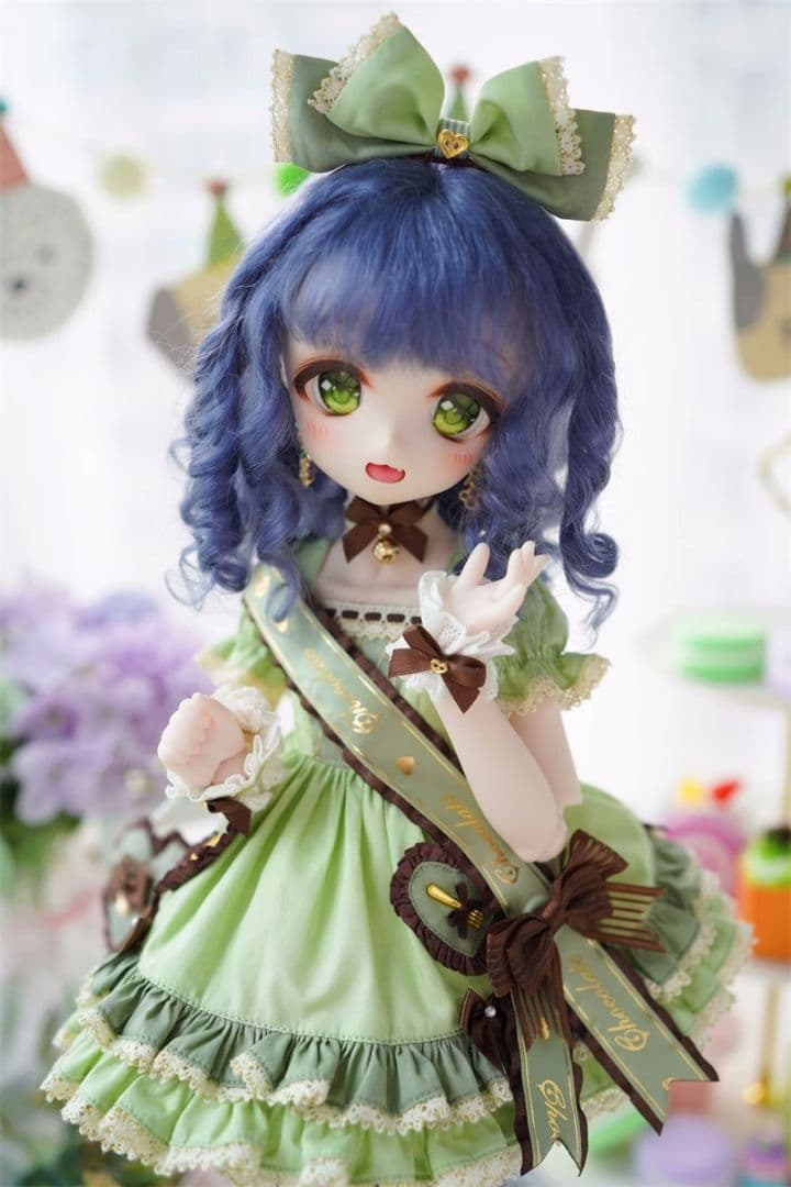 S353 BJD 1/3 人形 ドール　用ウィッグ カツラ 耐熱 ハンドメイド