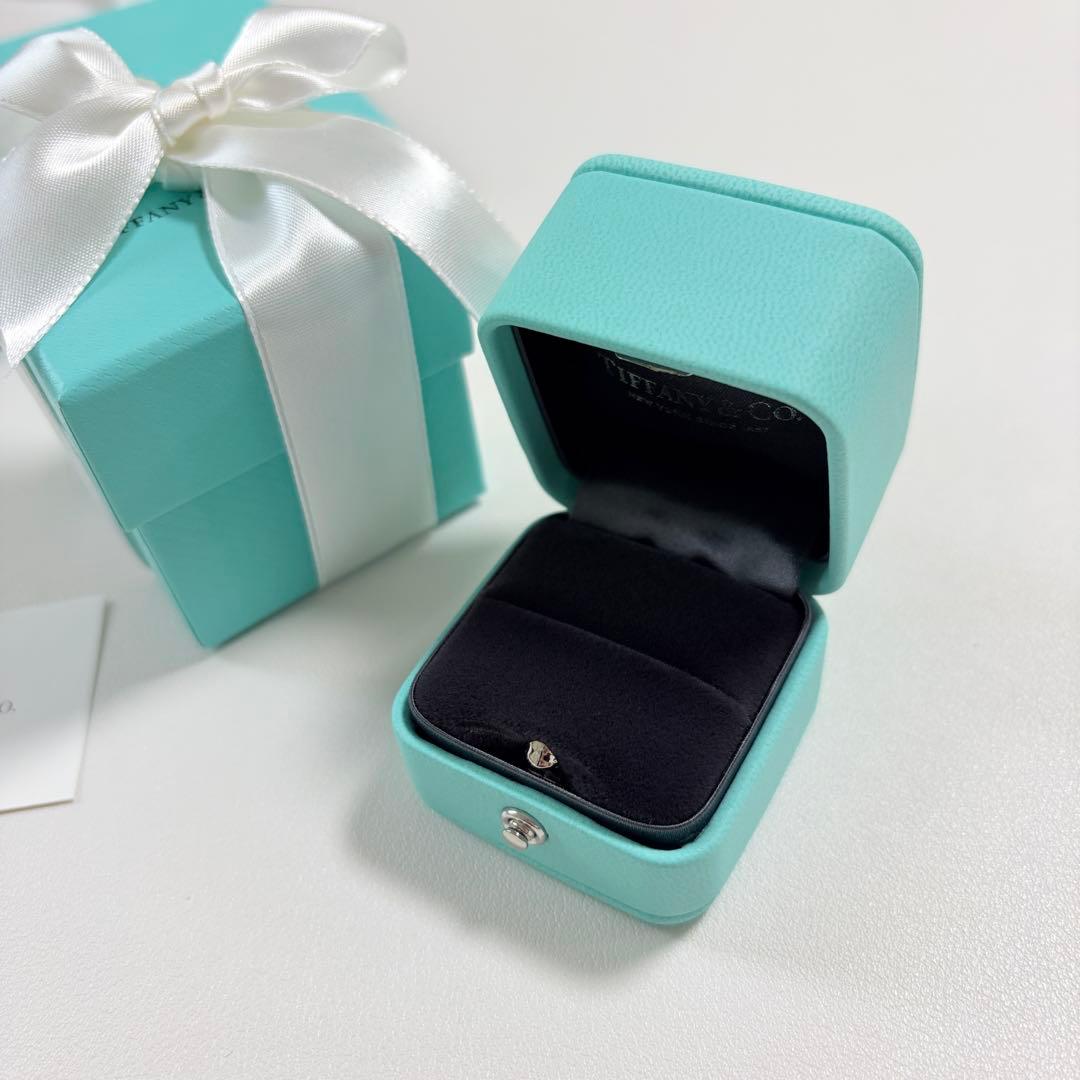 極美品　現行品　ティファニー　限定品　リングケース　空箱　Forever 刻印