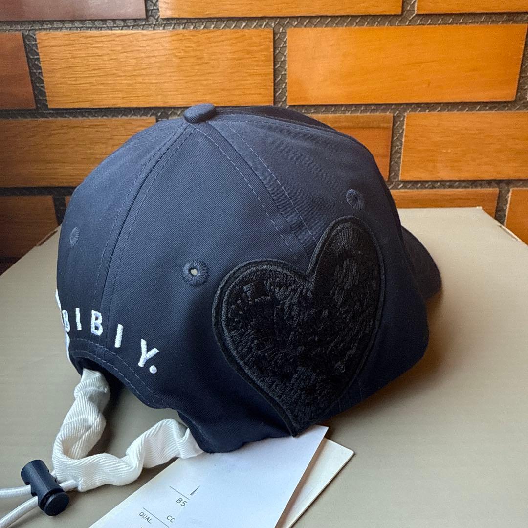 BIBIY ブラックベースボールキャップ