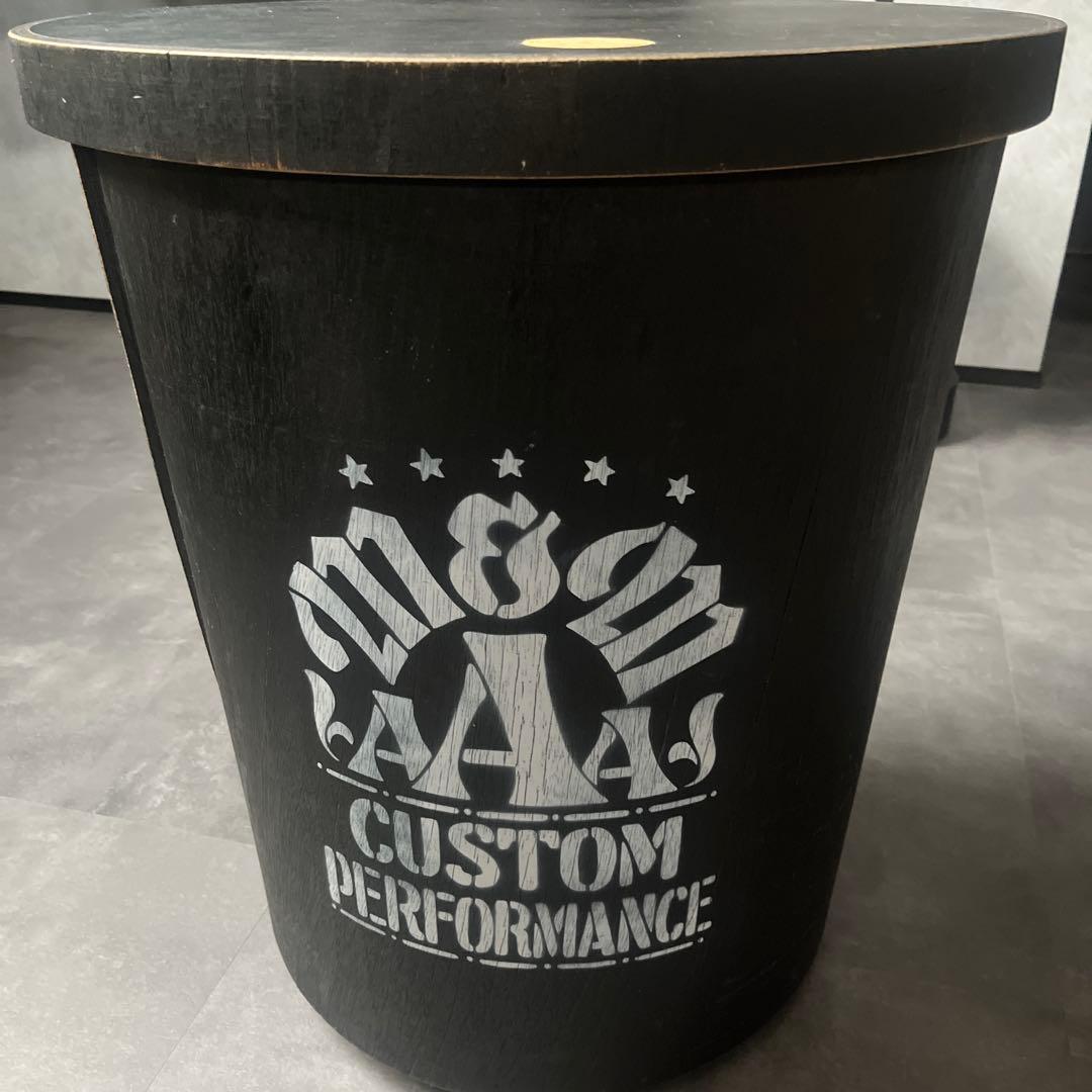 m&m furniture ゴミ箱(小) 黒