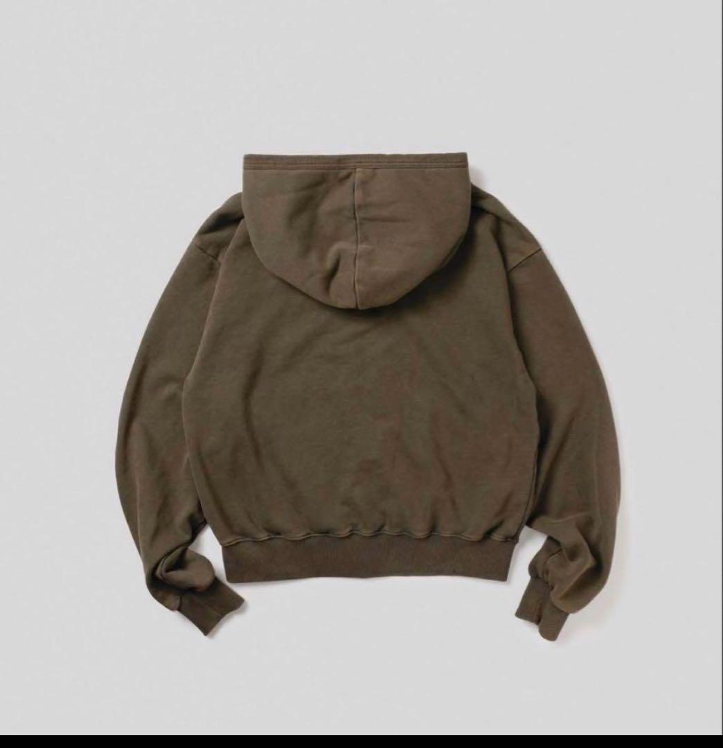 トップス HIROKI TSUZUKI FULL ZIP HOODIE KAHKI