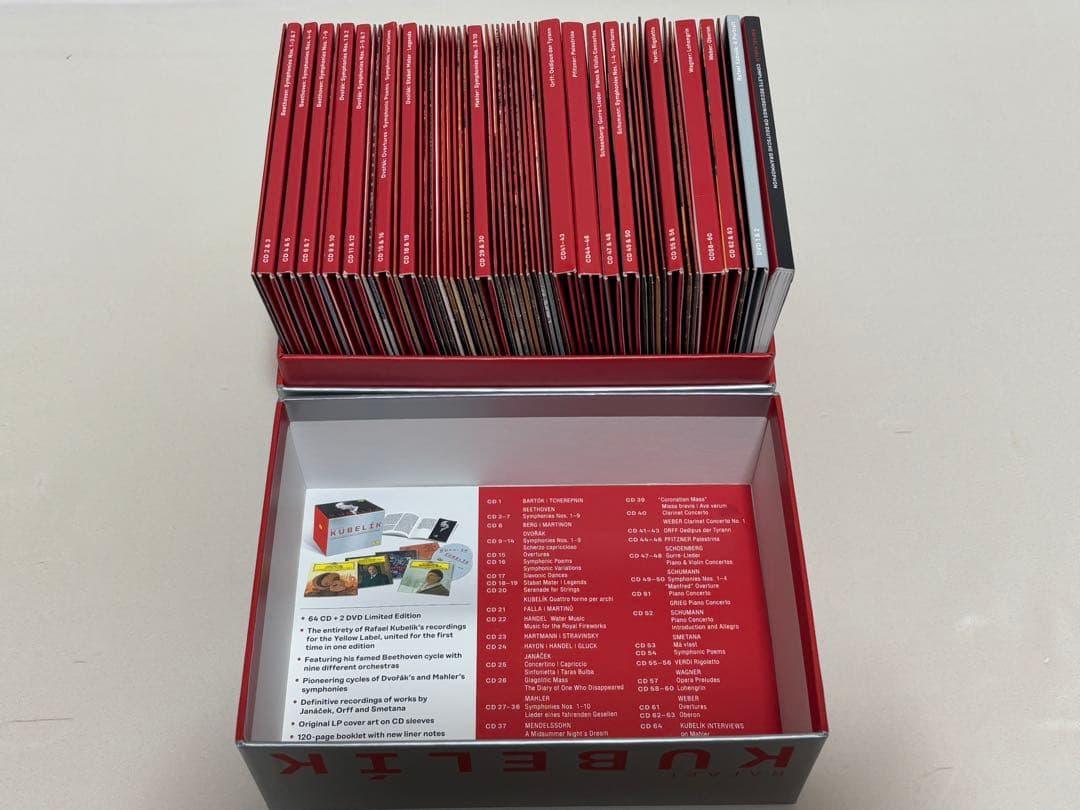 クーベリック　完全録音BOXセット　64CD +2DVD