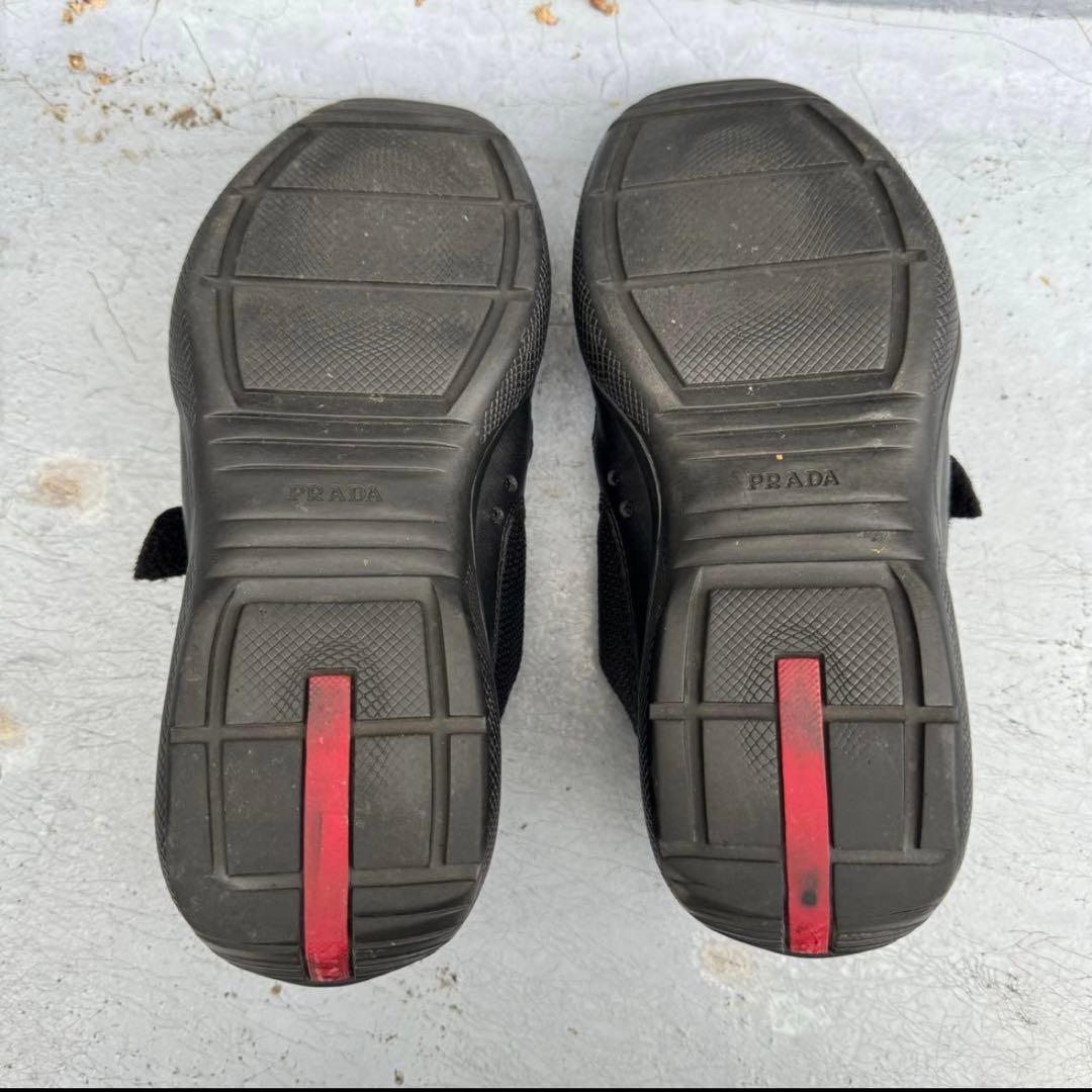 B*E様 prada sport Velcro mesh leather sne