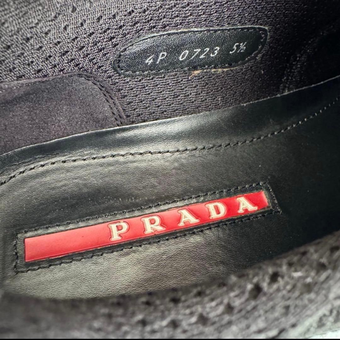 B*E様 prada sport Velcro mesh leather sne