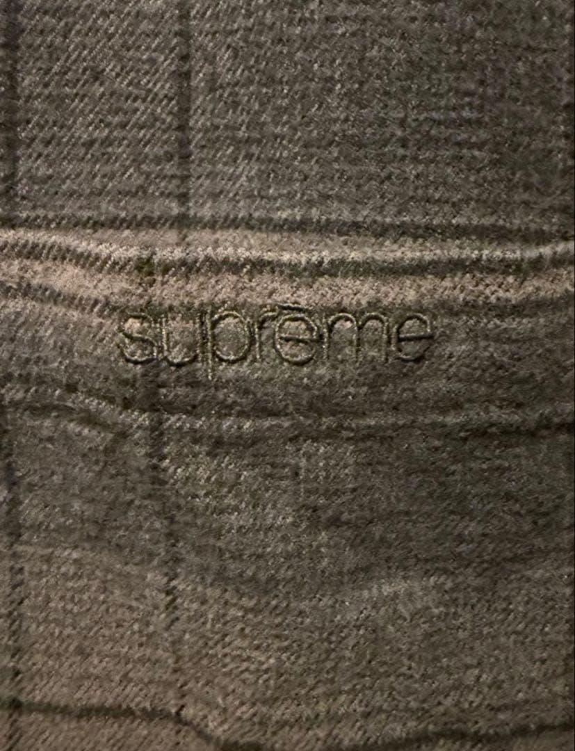 トップス Supreme 23SS Shadow Plaid Flannel Shirt