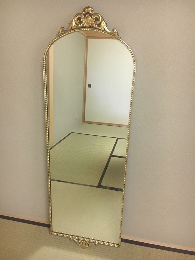 大型ミラー(壁かけ用) 美品　アンティーク