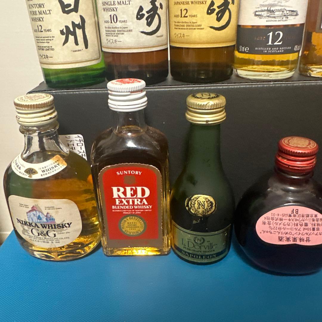 白州12年、山崎10年50ml山崎12年ミニボトル13本セット5