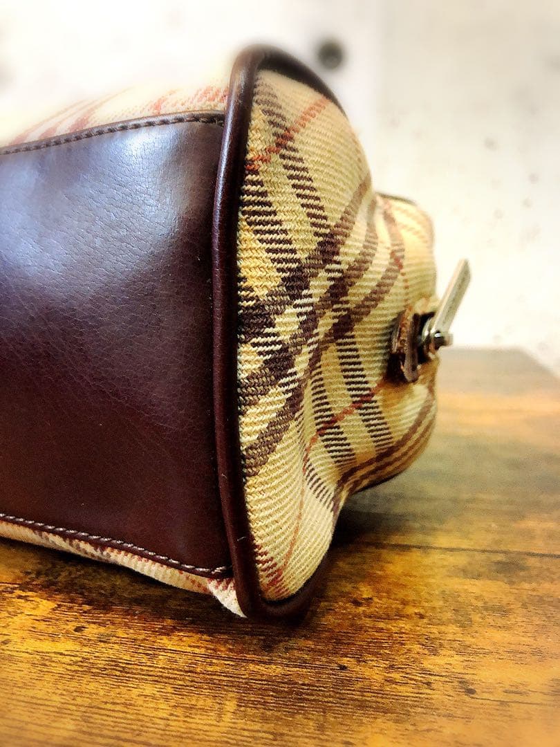 Burberry バーバリー　ミニ　ボストン　バッグ　ノバ　チェック