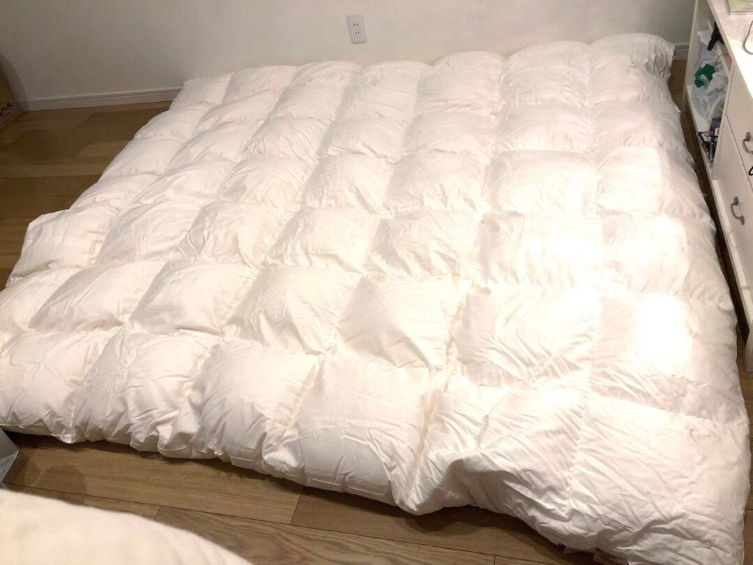 京都 眠の木 キング Sロング ポーランドグース93% 2.3k 専用カバー付